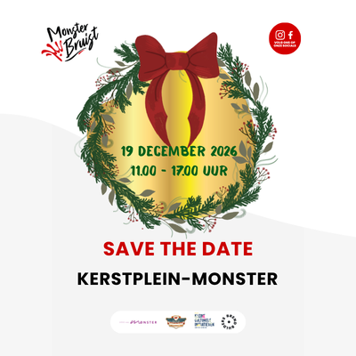 Kerstplein save the date (400 x 400 px)